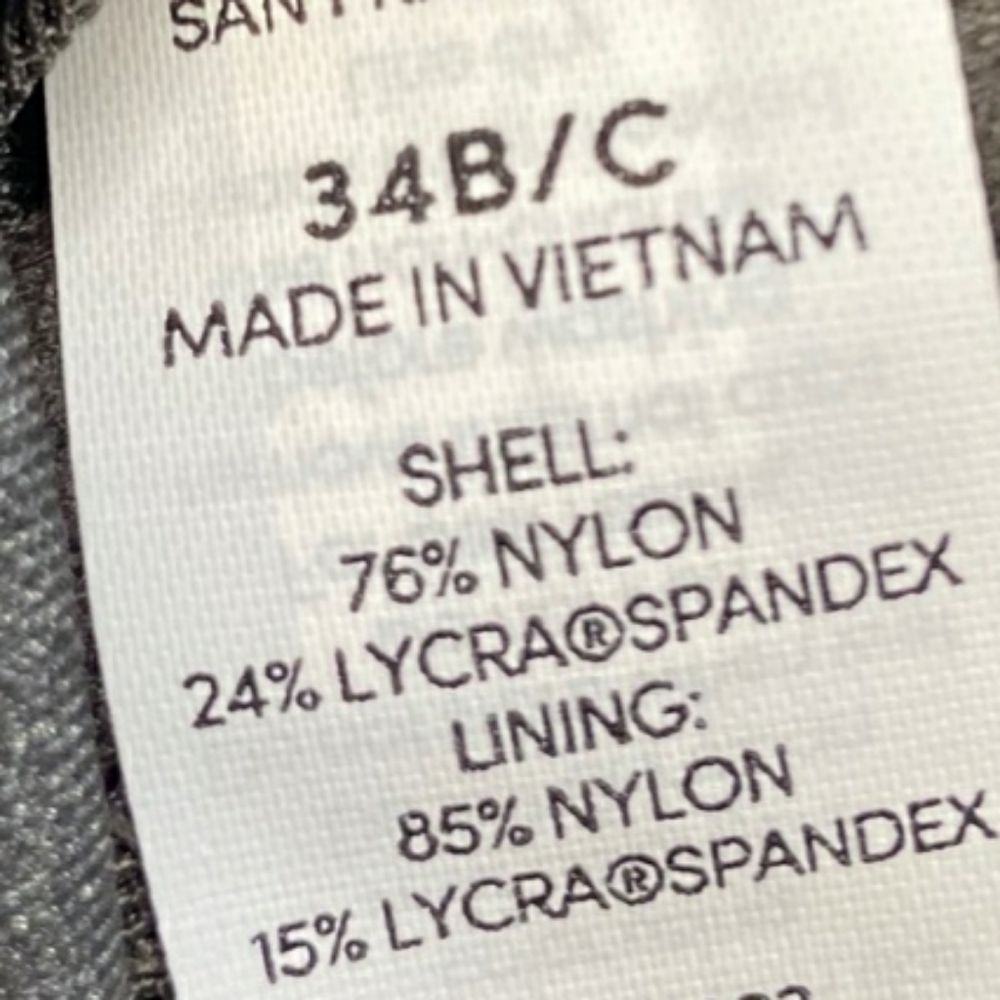 Athleta Bikini Bra Top 34B/C - Picture 7 of 9